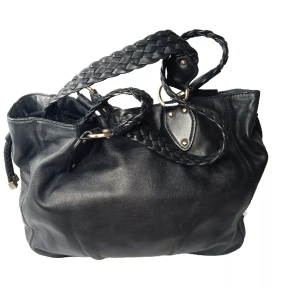 Michael Kors Woodside Large Satchel Leather Handbag  Black - Picture 4 of 8